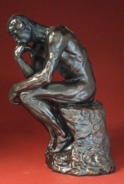 Photo of The Thinker Bronze Figure Large 26 cm (Auguste Rodin)