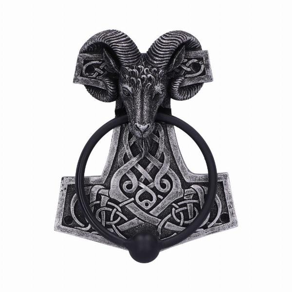 Photo #5 of product D5729U1 - Thors Hammer Door Knocker 15.9cm