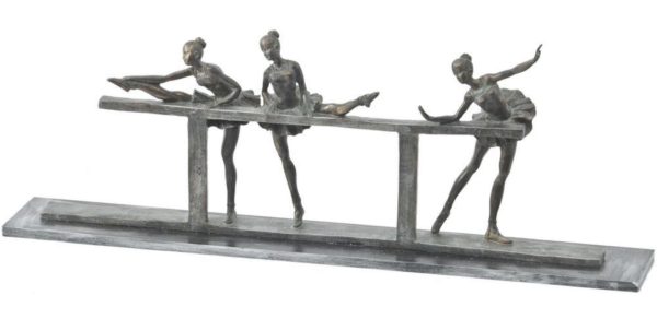 Photo of Three Ballet Dancers Bronze Sculpture 58cm Large