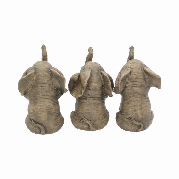 Photo #4 of product H3525J7 - Three Wise Elephants Figurines Animal Ornaments