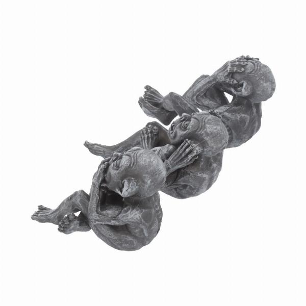 Photo #3 of product D4220M8 - Three Wise Goblins Figurine Gargoyle Ornaments