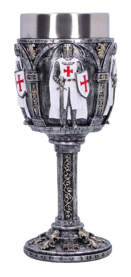 Photo #1 of product U6876C24 - Valiant Medieval Knight Architectural Goblet