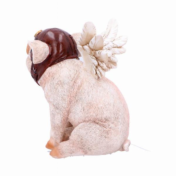 Photo #3 of product U4780P9 - When Pigs Fly Winged Pilot Pig Ornament