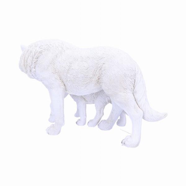 Photo #3 of product U4774P9 - Winter Offspring Mother and Wolf Pup Ornament