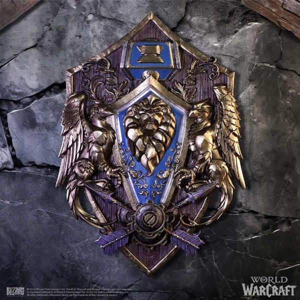 Photo #5 of product B6625B24 - World of Warcraft Alliance Wall Plaque