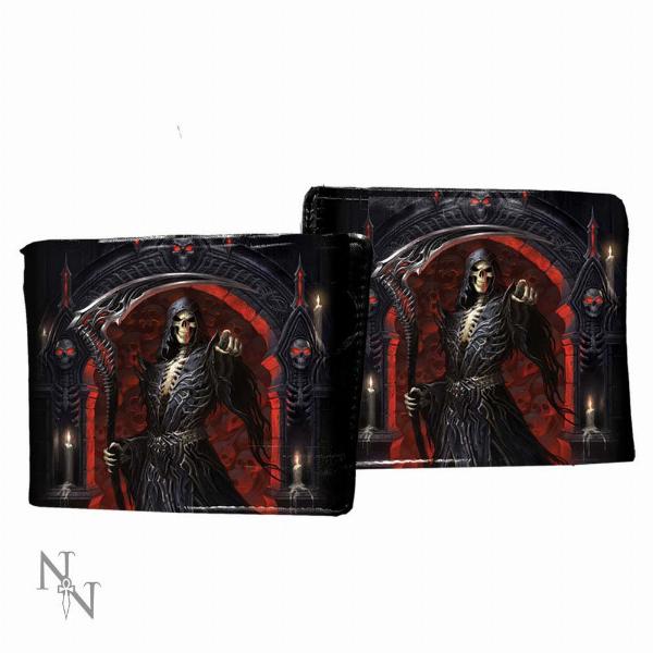 Photo #1 of product B3134H7 - James Ryman You're Next Skeleton Grim Reaper Wallet