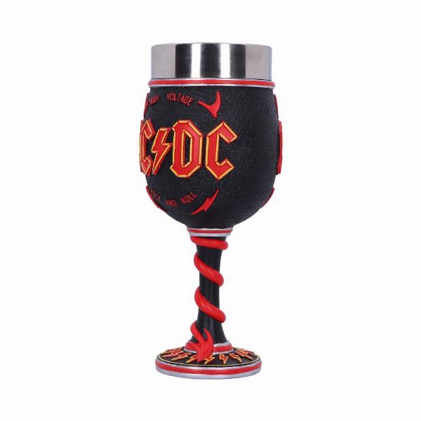 Photo #2 of product B5535T1 - AC/DC High Voltage Rock and Roll Goblet Lighting Horns Wine Glass