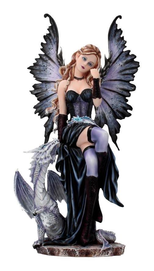 Photo #1 of product D3853K8 - Adriana Gothic Dragon Companion Fairy