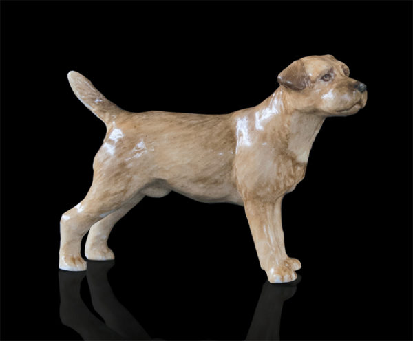 Photo of Border Terrier Hand Painted Fine Bone China Miniature Figurine