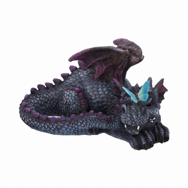 Photo #2 of product U5758U1 - Butterfly Rest Dragon Figurine 19cm