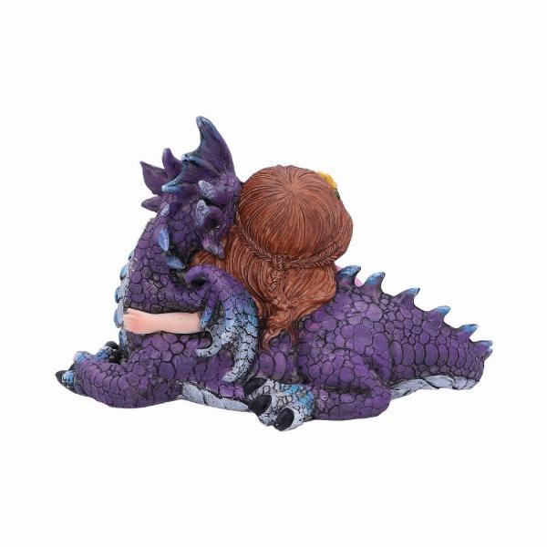 Photo #3 of product U5072R0 - Companion Cuddle Fairy and Purple Dragon Hugging Figurine