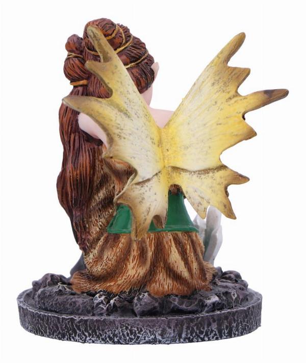 Photo #3 of product D6783B24 - Amber Auburn Crystal Fairy Figurine