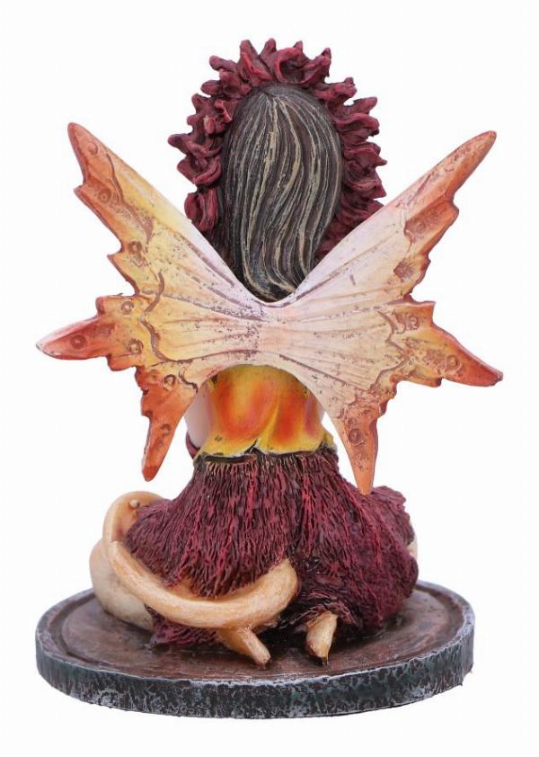 Photo #3 of product D6785B24 - Poppy Red Crystal Fairy Figurine