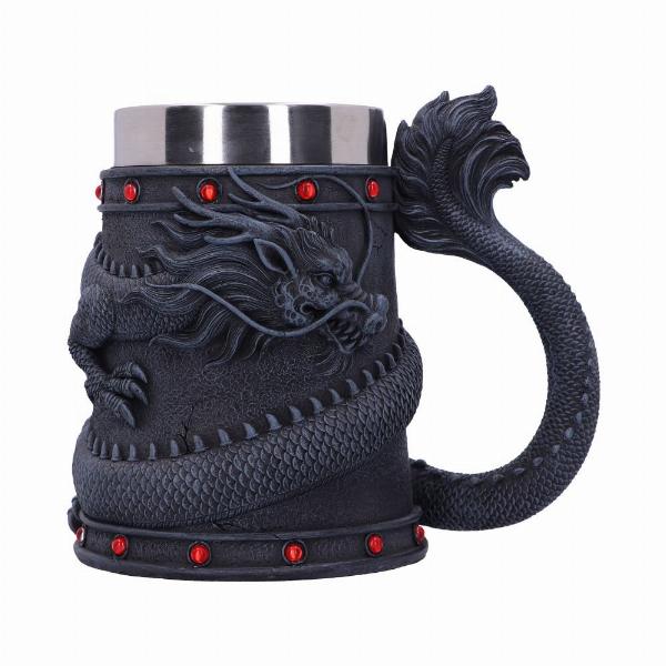 Photo #1 of product B5883V2 - Dragon Coil Tankard 16cm