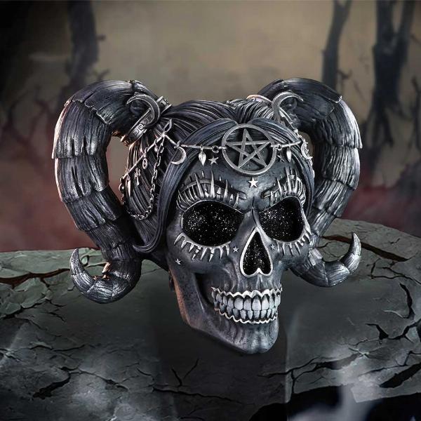 Photo #5 of product B6591Y3 - Drop Dead Gorgeous - Solve and Coagula Baphomet Doll Skull