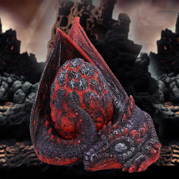 Photo #5 of product D6544Y3 - Ember Fire Dragon Figurine
