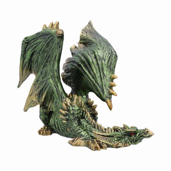 Photo #2 of product U5822U1 - Green Dragon Figurine 25.3cm