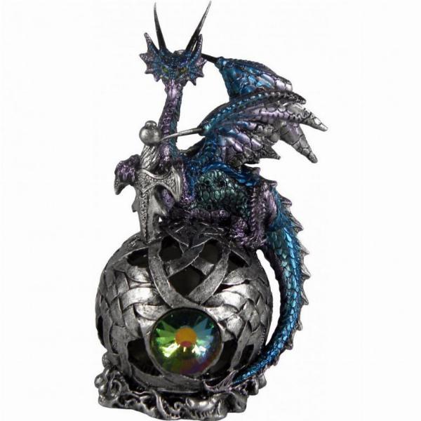 Photo of Eye Of Belgaroth Dragon on Orb Light Feature Figurine (Alator) 21 cm