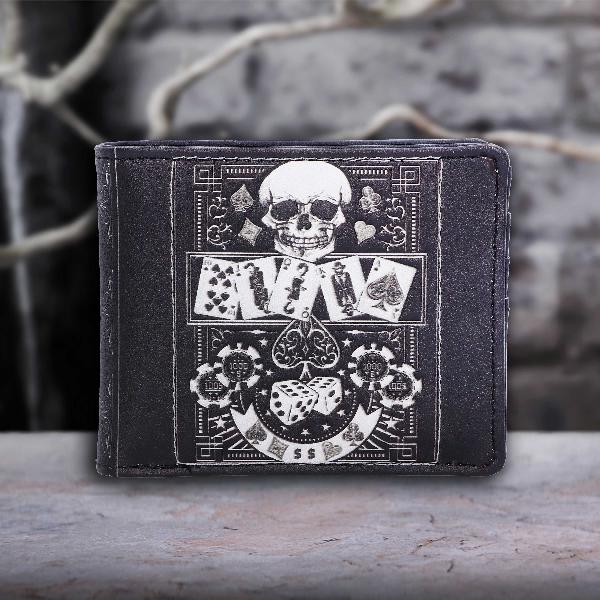 Photo #5 of product C6573Y3 - Feeling Lucky? Gothic Skull Wallet