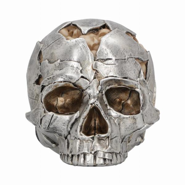 Photo #2 of product U6166W2 - Large Alternative Fracture Skull 16cm