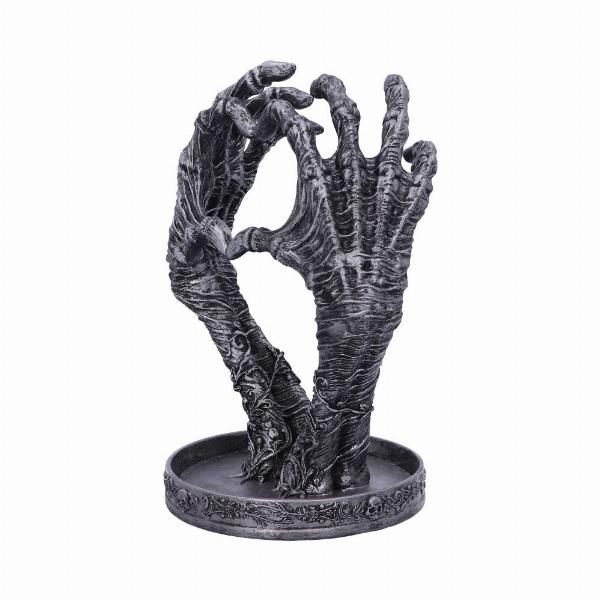 Photo #2 of product B5261S0 - Gothic Mummified Love Heart Hands Jewellery Dish Holder