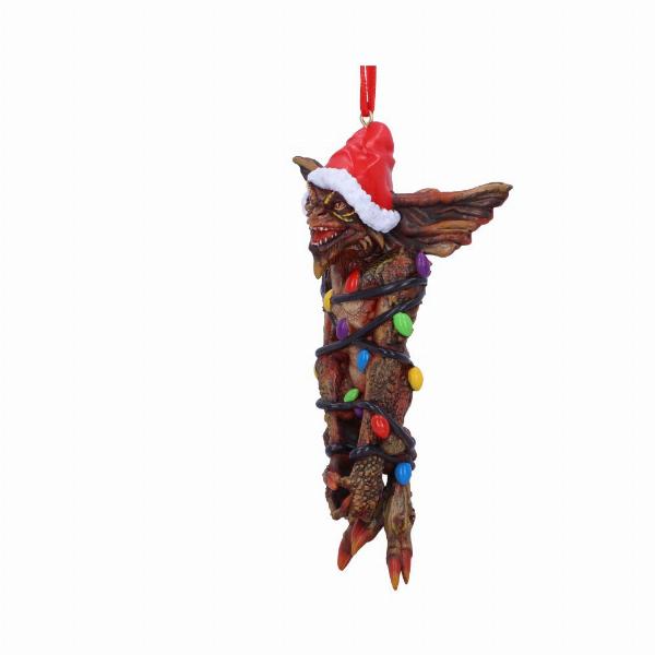 Photo #3 of product B5592T1 - Gremlins Mowhawk in Fairy Lights Hanging Festive Decorative Ornament