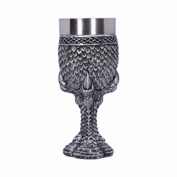 Photo #4 of product U4708P9 - Grey Scale Dragon Claw Goblet