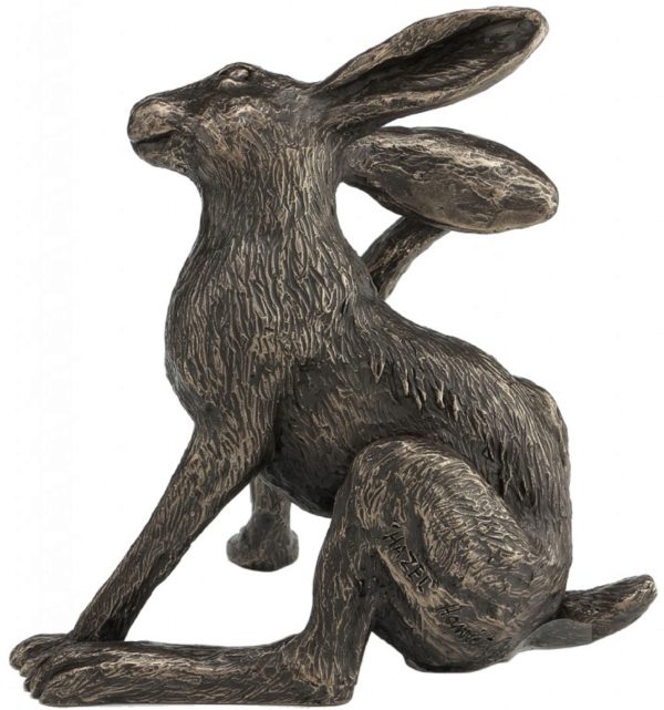 Photo of Hazel Hare Bronze Sculpture (Harriet Glen)