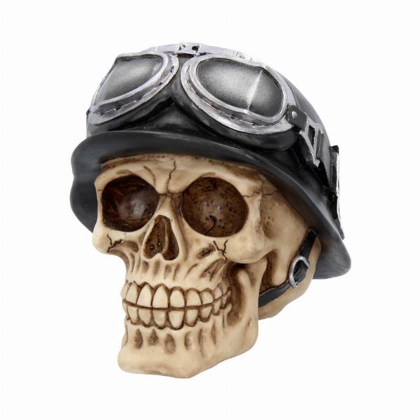 Photo #2 of product K2762G6 - Iron Cross Helmet and Goggles Biker Skull
