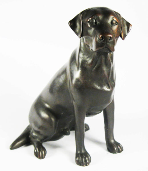 Bronze labrador figurines sale