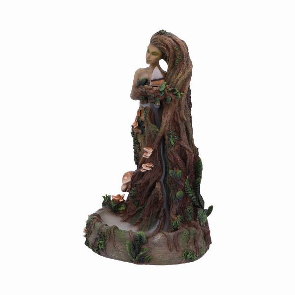 Photo #2 of product D5328S0 - Lady Earth Female Tree Spirit Natural Backflow Incense Burner