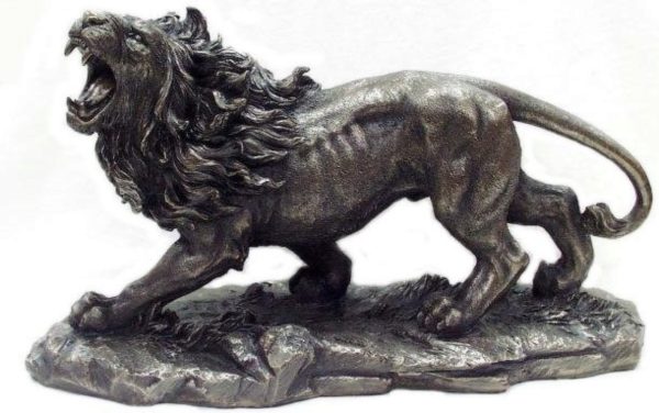 Photo of Large Lion Bronze Figurine