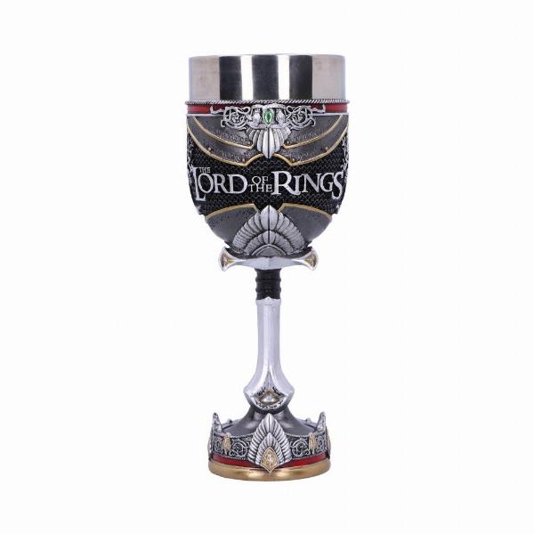 Photo #1 of product B5874V2 - Officially Licensed Lord of the Rings Aragorn Goblet 19.5cm