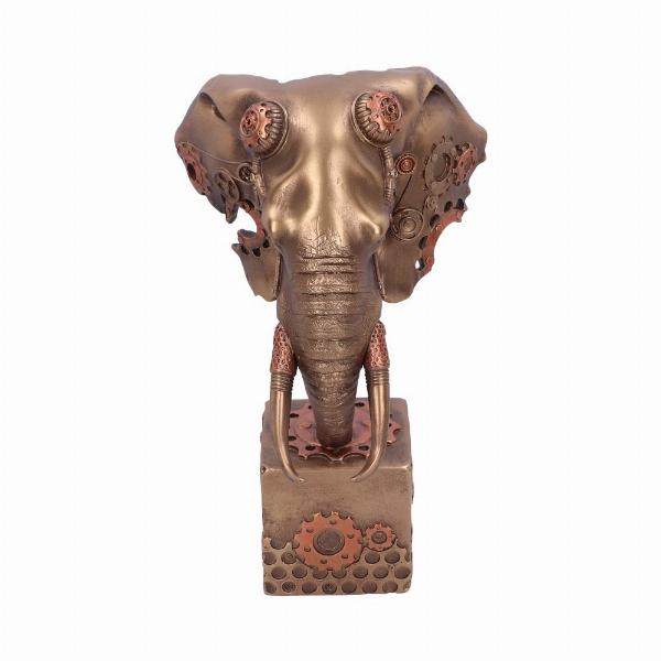 Photo #2 of product D5835U1 - Steampunk Bronze Elephant Head 28.5cm