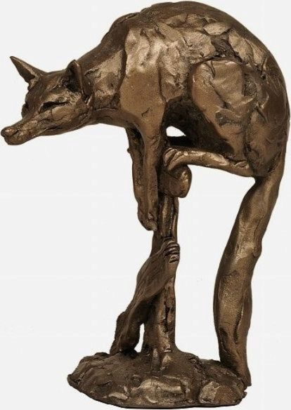 Photo of Merlin the Fox Bronze Sculpture (Paul Jenkins) 15cm