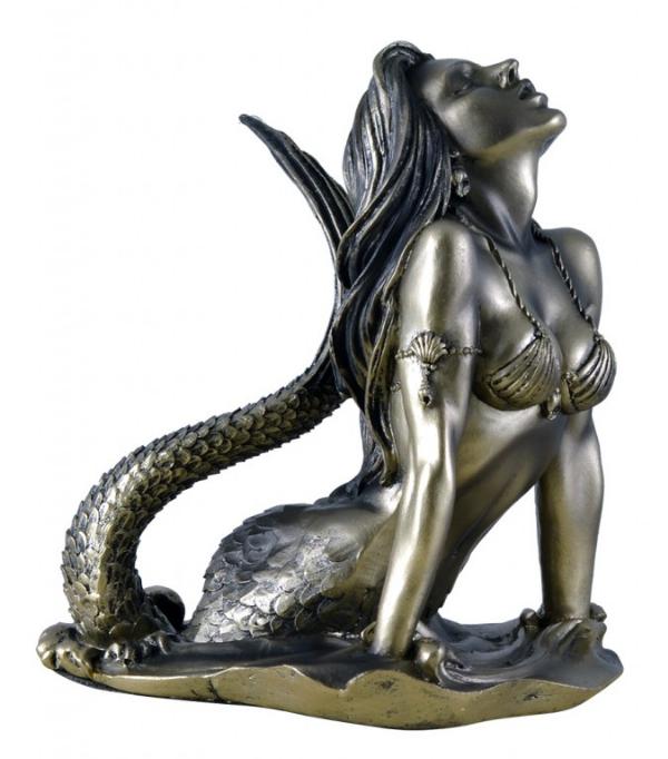 Photo of Mermaid Bronze Figurine Monte M Moore