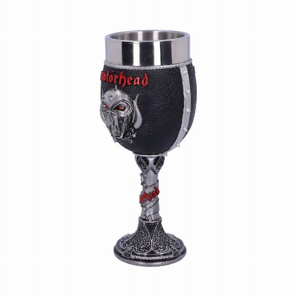 Photo #2 of product B5385S0 - Officially Licensed Motorhead Ace of Spades Warpig Snaggletooth Goblet