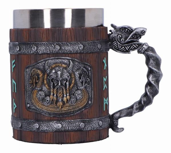 Photo #2 of product D6764A24 - Medieval Norseman Tankard 16cm