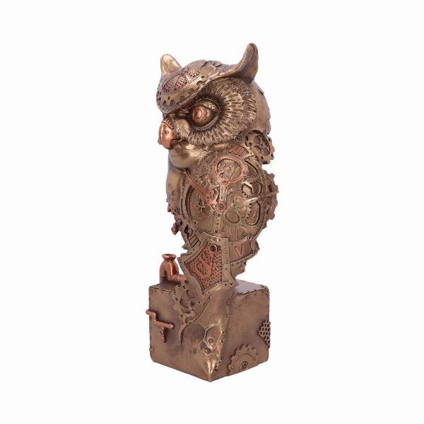 Photo #2 of product D5833U1 - Bronze Steampunk Owl Figurine 29cm