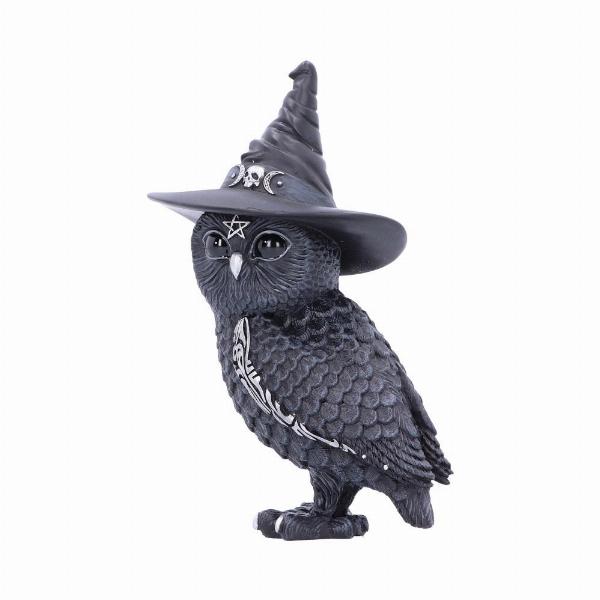 Photo #3 of product B5239S0 - Owlocen Witches Hat Occult Owl Figurine