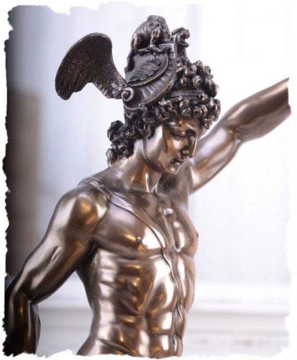 Photo of Perseus Holding the head of Medusa Bronze Figurine 34cm