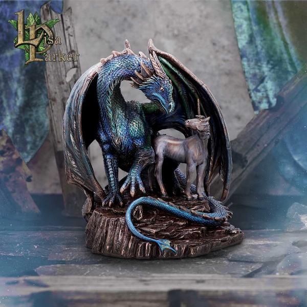 Photo #5 of product B6472Y3 - Lisa Parker Protector of Magick Figurine in Bronze
