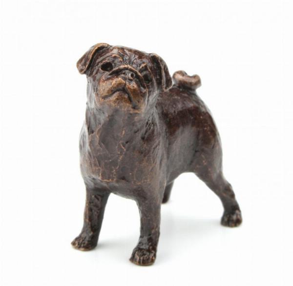 Photo of Pug Bronze Miniature (Butler and Peach)