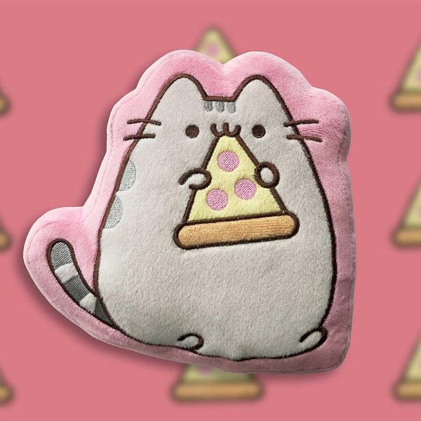 Photo #2 of product C6374X3 - Pusheen Cat Pizza Cushion 40cm