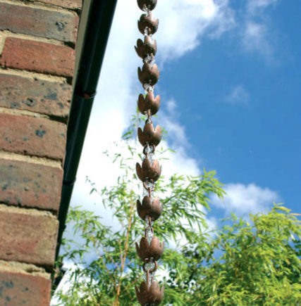 Photo of Rain Chain Tulip Down Pipe Ornament