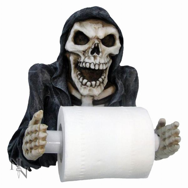 Photo #2 of product AL50354 - Skeleton Grim Reapers Revenge Toilet Roll Paper Holder