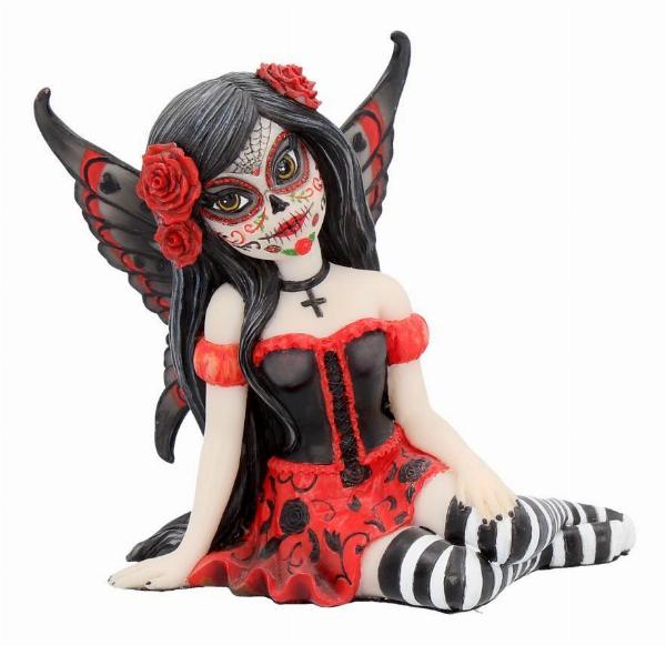 Photo #1 of product B2297F6 - Rosalia Figurine Sugar Skull Fairy Ornament