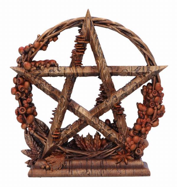 Photo #3 of product B6631B24 - Autmnal Floral Decorative Pentagram Ornament