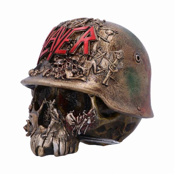 Photo #2 of product B5577T1 - Officially Licensed Slayer Eagle Helmet Skull Logo Trinket Box