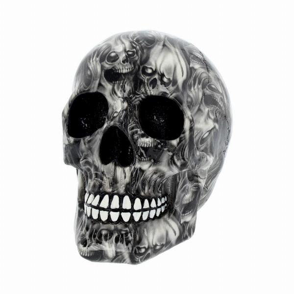 Photo #2 of product D2352F6 - Screaming Soul Skull Print Ornament
